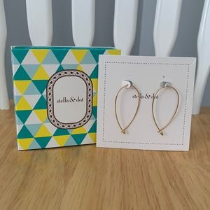 New Stella and Dot Hoop Earrings